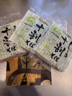 KALDI サンサス きねうち グルテンフリー　十割そば 3袋セット完売商品 — image 1