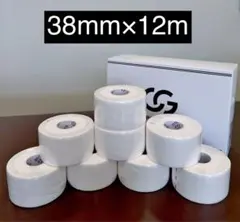 ホワイトテープ 38mm×12m 8巻 — image 1