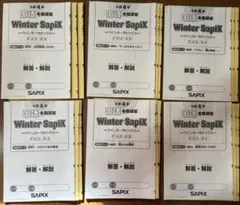 【最終処分】SAPIX４年生国語冬期講習6セット — image 1