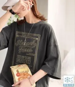 classicalelf java オーバーサイズ刺繍ビッグTEE（半袖） — image 1