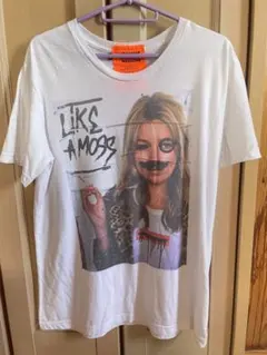 LIKE A MOSS プリントTシャツ ホワイト Mサイズ — image 1