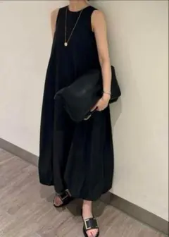 Mila Owen アメスリバルーンワンピース ブラック サイズ0 — image 1