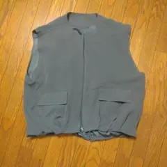 グレー Mサイズ ベスト ポリエステル100% — image 1