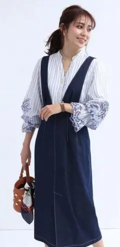 〈美品〉JUSGLITTY ジャスグリッティー ジャンスカワンピース （2） — image 1