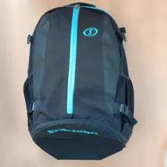 SPALDING バックパック ブラック×ターコイズ — image 1