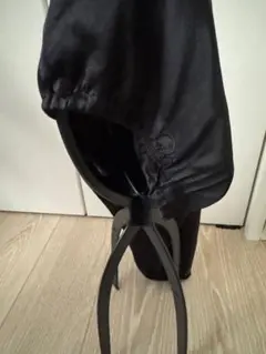 Panus 髪を守るシルク ナイトキャップ ロングタイプ ダークブラック — image 1