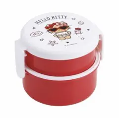Hello Kitty 2段ランチボックス ミニフォーク付 — image 1