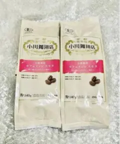 小川珈琲店　カフェインレスモカ　粉　2袋セット 140ｇ×2袋 — image 1