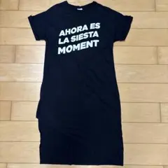 ZARA 半袖ワンピース　　黒　ブラック — image 1