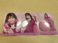 大場花菜 国立キービジュアル衣装 生写真 コンプ — image 1
