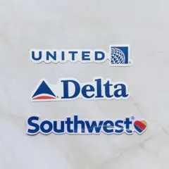 防水　ステッカー　シール　航空会社　飛行機　ユナイテッド　デルタ　サウスウエスト — image 1