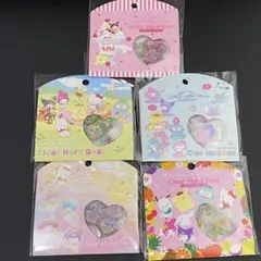 サンリオ クリアハードシール おはじきシール 5点セット — image 1