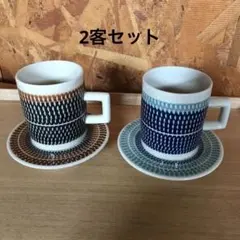 曽根洋司　KANNA カップ&ソーサー2客セット おしゃれ　コーヒーカップ — image 1
