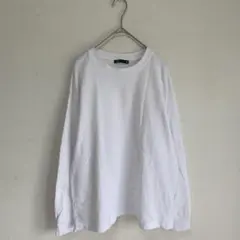 【ZARA/ザラ】長袖　カットソー　トップス　白　コットン100% 綿　無地 — image 1