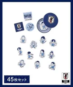 3coins（スリーコインズ）缶入りステッカーサッカー日本代表ver. — image 1