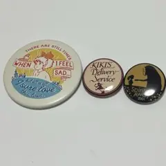 ジブリ 缶バッジ 3個セット — image 1