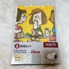 新品　PEANUTS スヌーピー　ランチクロス 3枚組セット 約43×43cm — image 1