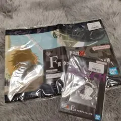 BLEACH 一番くじ メタルチャーム タオル 朽木白哉 黒崎一護 — image 1