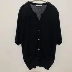 chocol raffine robe ブラック 黒 半袖カーディガン Fサイズ — image 1