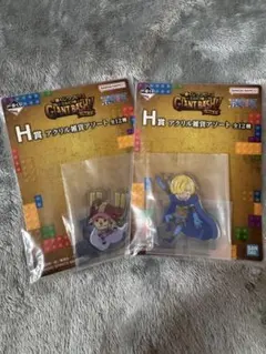 一番くじ ワンピース H賞 アクリル雑貨アソート チョッパー サンジ — image 1