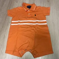 Ralph Lauren オレンジ ポロロンパース 3-6ヶ月 — image 1