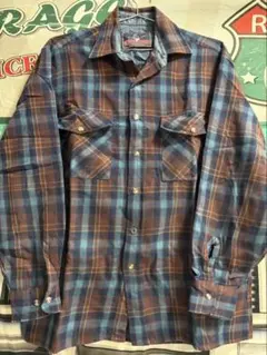【美品】チェック柄長袖シャツ — image 1