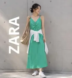 【訳あり】ZARA キャミロングワンピース — image 1