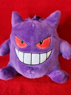 ポケモン　ゲンガー　カラビナ付　ぬいぐるみポーチ　ポケットモンスター — image 1