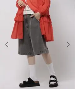 ニコアンド niko and... ストレッチハーフパンツ — image 1
