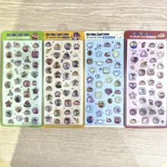 【韓国限定】クレヨンしんちゃん 3Dクリスタルステッカーぷっくりシール4枚セット — image 1