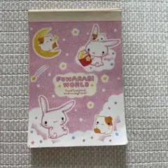 平成レトロ　メモ帳　うさぎ　ハムスター　当時品 — image 1