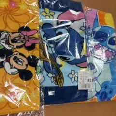 ディズニー スティッチ ミッキー フェースタオル 3枚セット — image 1