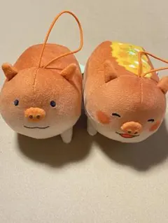 コッペぶぅ ぬいぐるみマスコット 2種類セット — image 1
