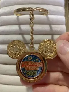 ♥️未使用♥️回転ディズニー⭐️Christmas Wishes キーホルダー⭐️レア‼️ — image 1