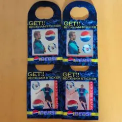 PEPSI　ペプシ　ベッカム　ステッカー 2種 4枚 — image 1