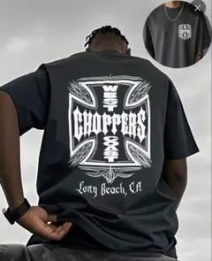 ウエストコーストチョッパーズ 両面プリント Tシャツ 黒 L — image 1