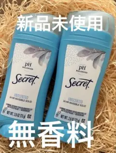 新品未使用シークレット phバランス 無香料 デオドラント 2本セット — image 1