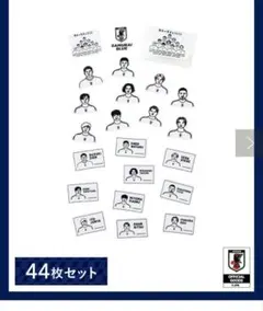 新品未開封*3COINS サッカー日本代表 ステッカー セット スリーコインズ — image 1