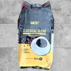 新品、未開封 UCC上島珈琲 クラシカルブレンド豆 500g (豆) — image 1