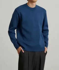 【美品】PUBLIC TOKYO バウンドウールミラノリブクルーニット — image 1