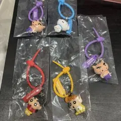 クレヨンしんちゃん カプセルトイ カラフルマルチチャーム　5個セット — image 1