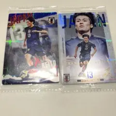 ツインウエハース　サッカー日本代表 中村敬斗2枚セット — image 1