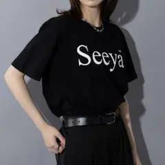 Seeya ロゴ 半袖 Tシャツ ブラック Mサイズ — image 1