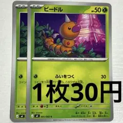 No.4308 ポケカ ポケモンカード ビードル 2枚 — image 1