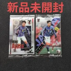 ツインウエハース　日本代表　サッカー　未開封　２枚セット — image 1