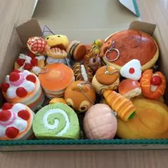 食品サンプル スクイーズ キーホルダー まとめ売り — image 1