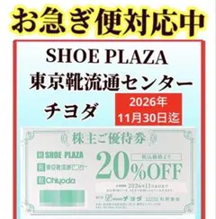 チヨダ 株主優待券 20%OFF 1枚6n — image 1