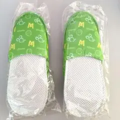 新品未開封　ディズニー　ミラコスタ　子供用スリッパ　２足　ミッキーマウス — image 1