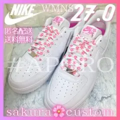 27 NIKE ナイキ AIR FORCE 1 エアフォース1 桜 ピンク — image 1