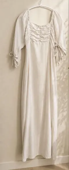25SS ラブティックボンボン ストライプドロストスリーブワンピース — image 1